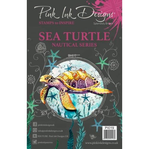 Sea Turtle - Pink Ink Designs Clear Stamps Set pi019